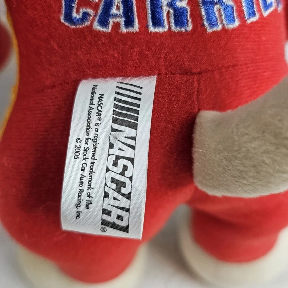 Vintage 2005 NASCAR TIRE CARRIER - RED PLUSH DOG #64
